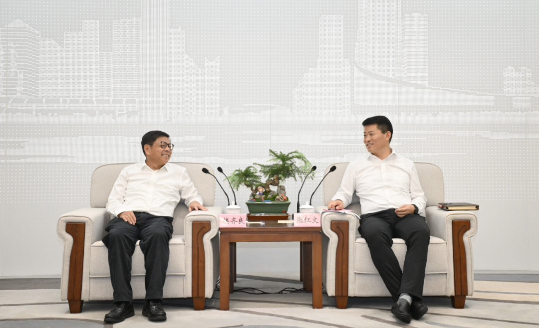 樓齊良與安徽省委常委、合肥市委書(shū)記張紅文舉行會(huì)談